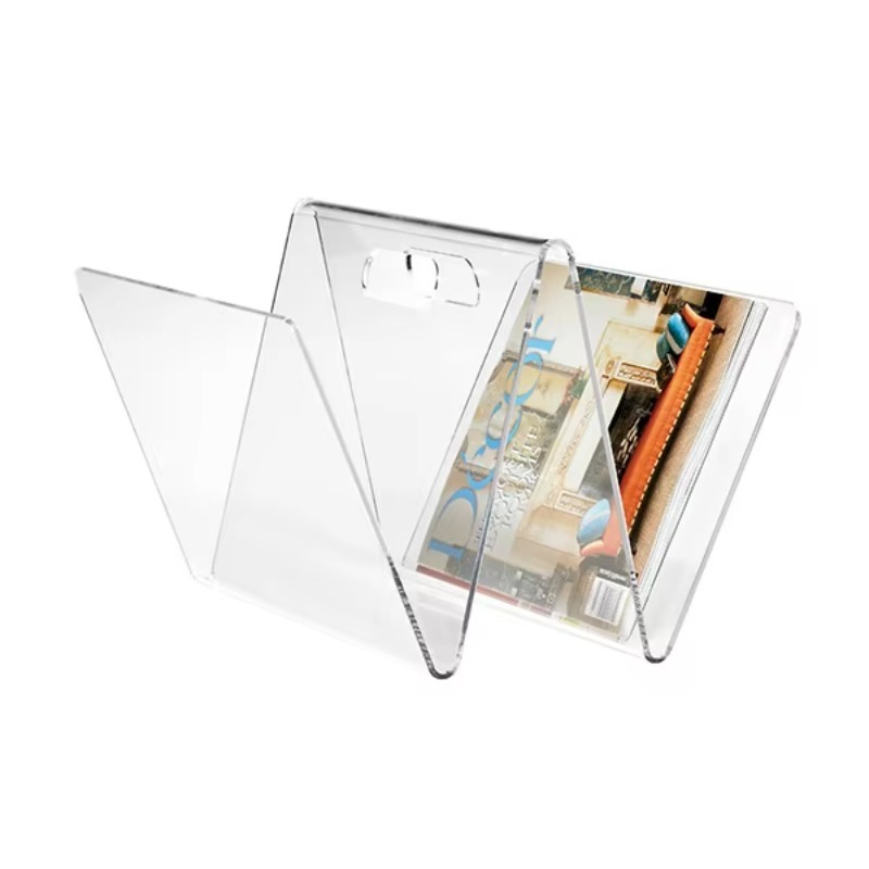 Clear Acrylic Book Stand Holder - حامل كتب بتصميم بسيط وأنيق، حامل