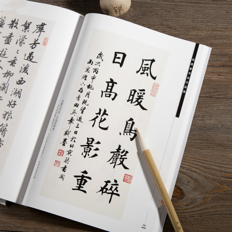 Ouyang Xun فرشاة الخط كتاب الت - مراجعة Chinese Calligraphy Practice Book وسعره