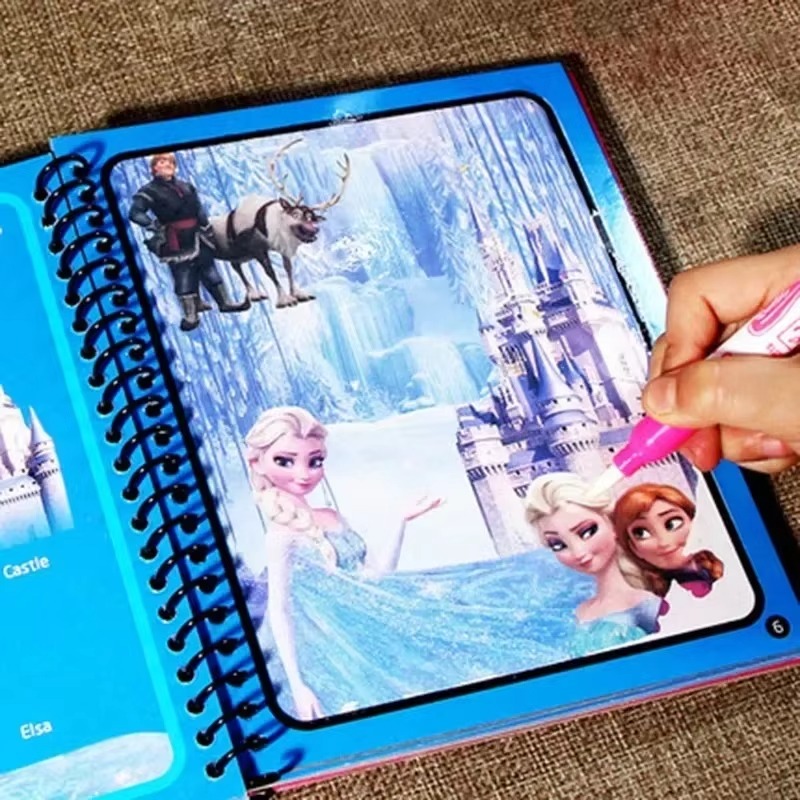 مجموعة ألعاب الرسم المائي الكر - مراجعة Reusable Water Magic Coloring Book وسعره