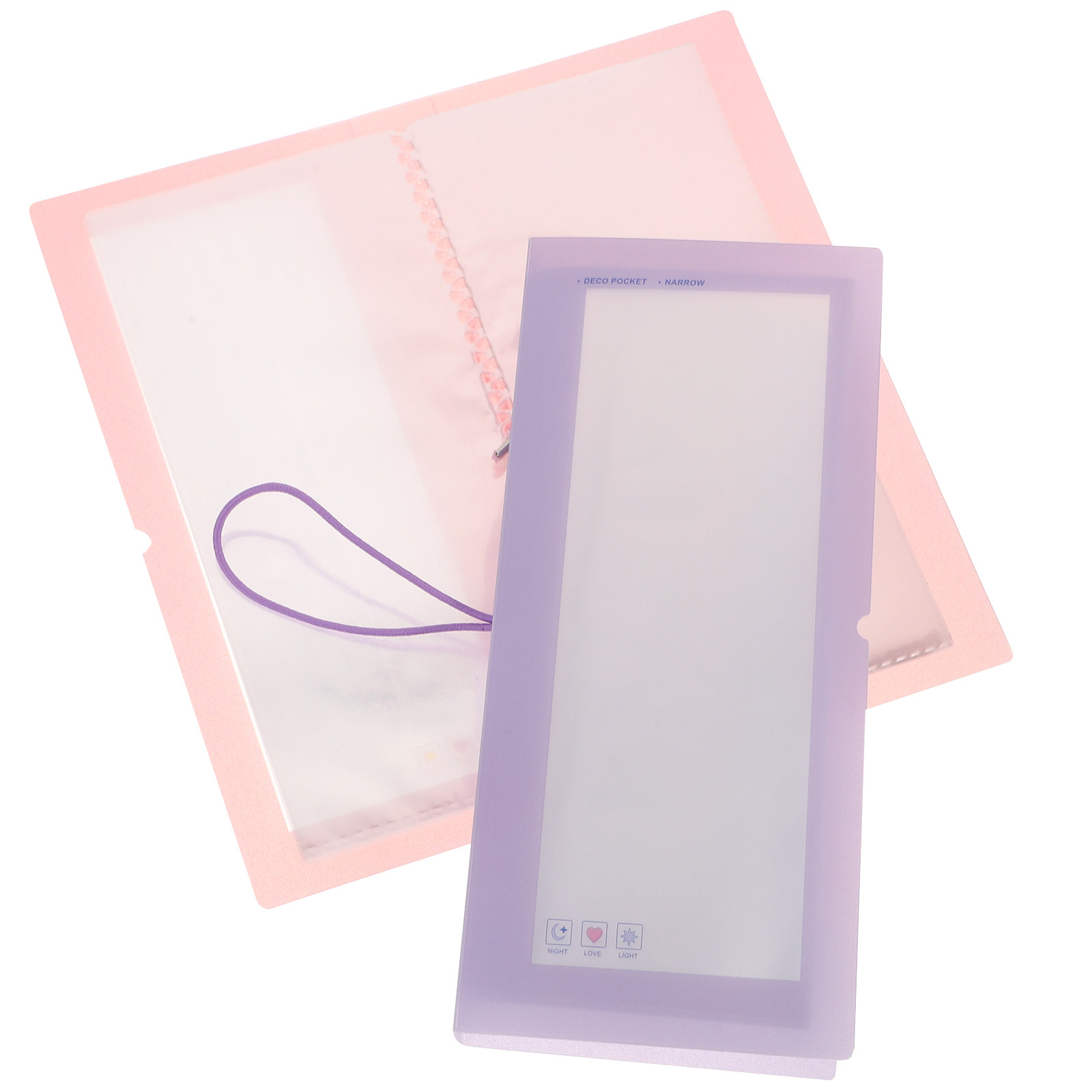 قطعتان من ألبوم تخزين شفاف لتن - مراجعة Stationery Books وسعره