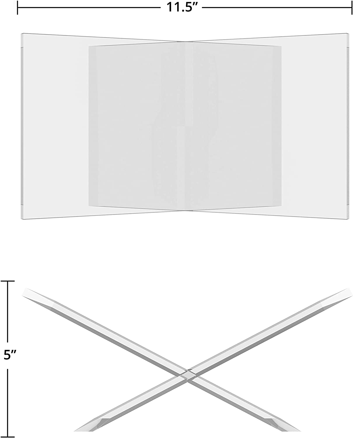 حامل عرض كتب ومجلات شفاف من ال - مراجعة Clear Acrylic Book Stand Holder وسعره