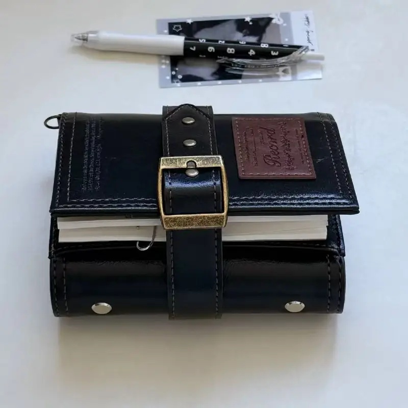 دفتر يوميات جلدي عتيق ثلاثي ال - مراجعة Vintage Leather Journal Notebook وسعره