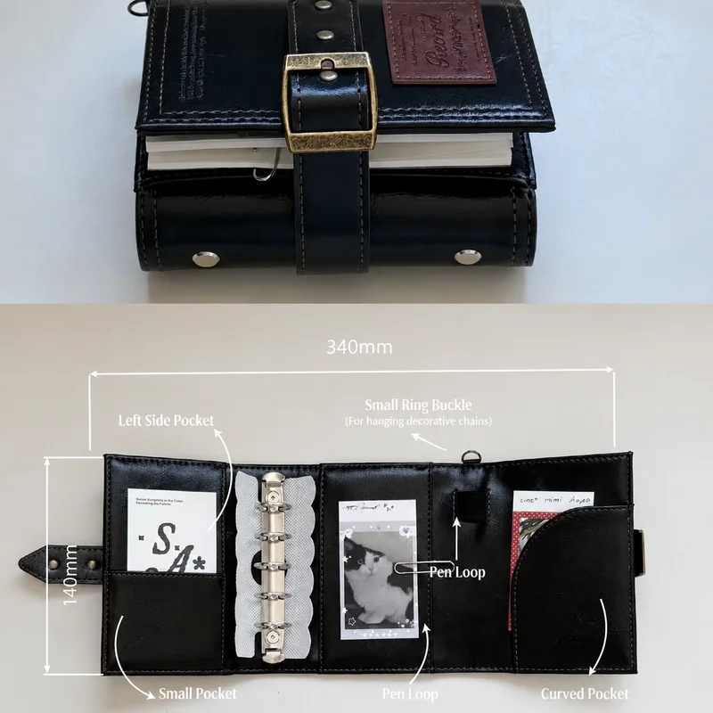 دفتر يوميات جلدي عتيق ثلاثي ال - مراجعة Vintage Leather Journal Notebook وسعره