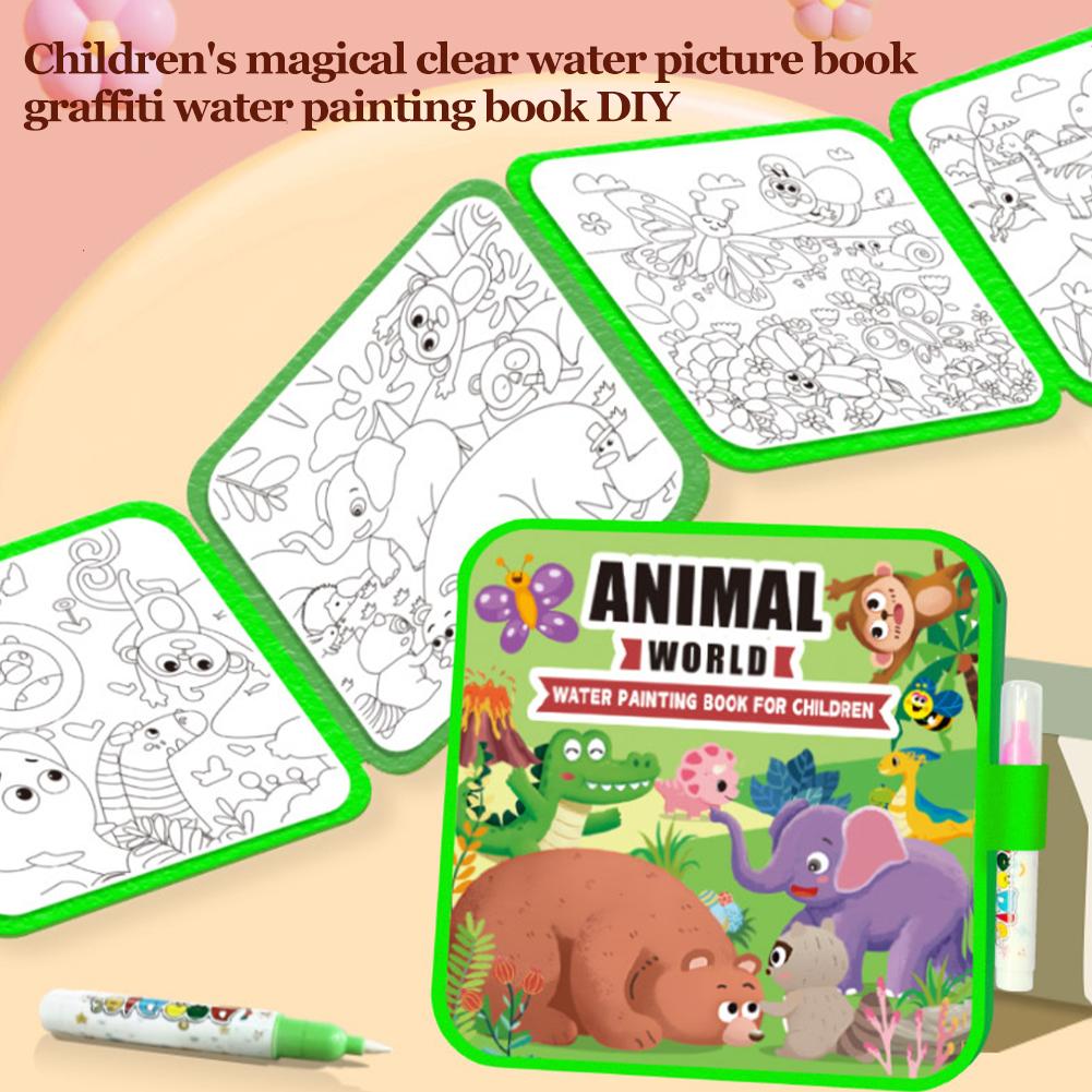 كتاب رسم مائي سحري يمكنك صنعه  - مراجعة Reusable Water Magic Coloring Book وسعره