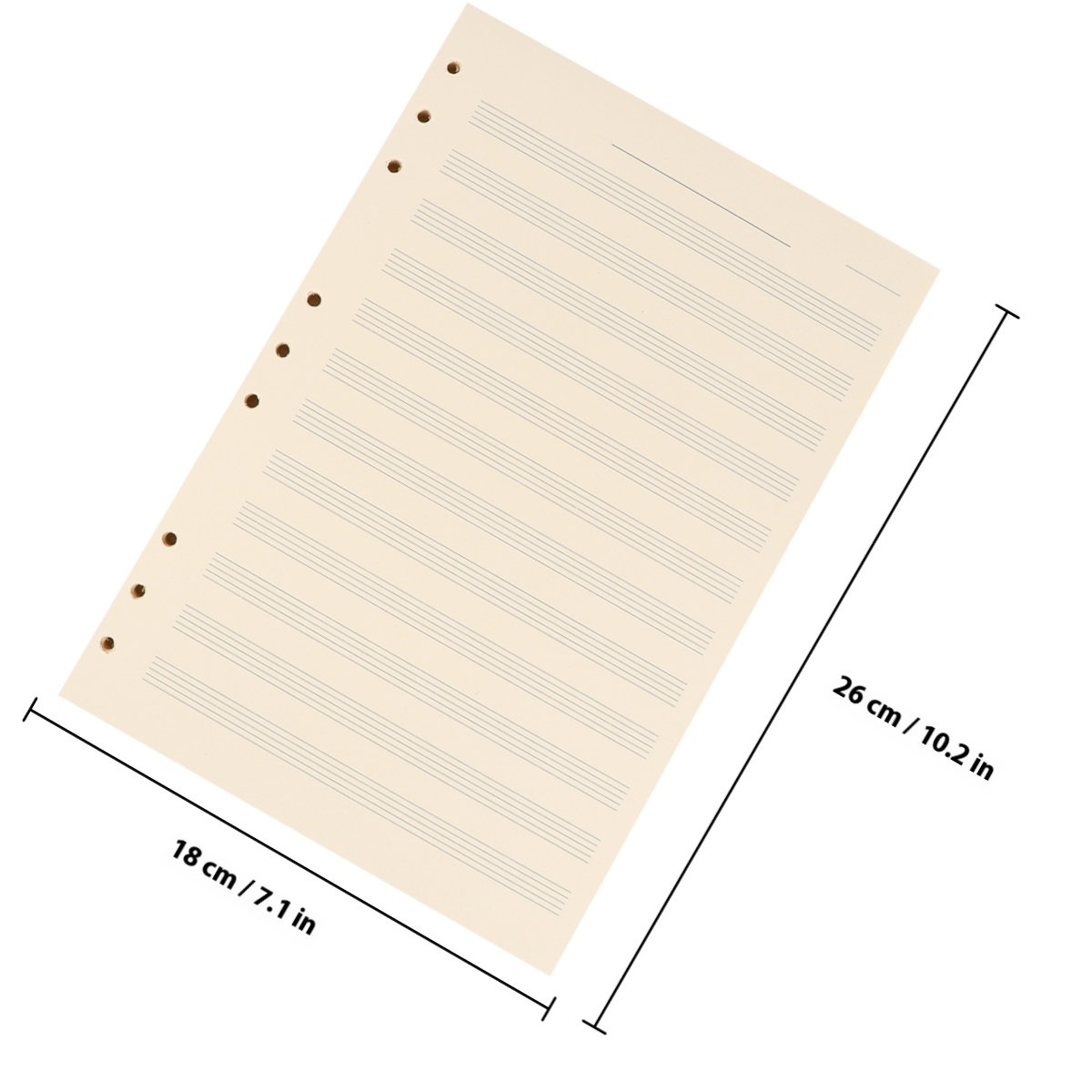100 ورقة من ورق كتابة الموسيقى - مراجعة Blank Sheet Music Notebook وسعره