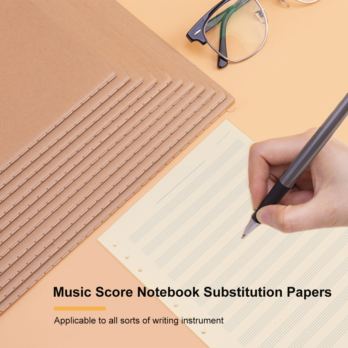 100 ورقة من ورق كتابة الموسيقى - مراجعة Blank Sheet Music Notebook وسعره
