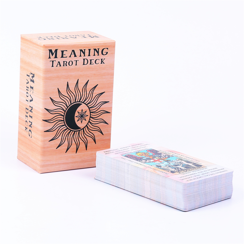 12*7 سنتيمتر معنى سطح التارو ف - مراجعة Tarot Deck With Guidebook وسعره
