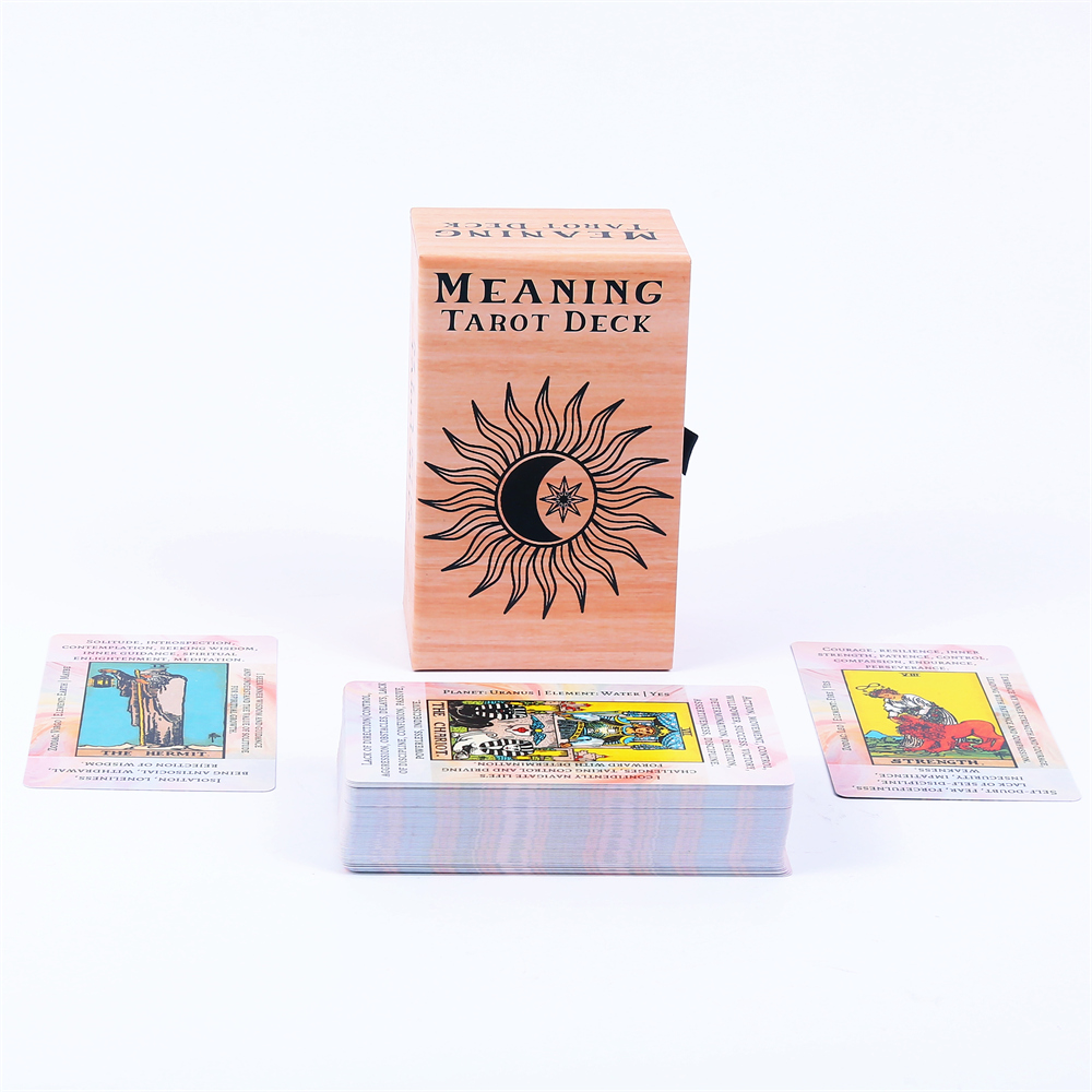 12*7 سنتيمتر معنى سطح التارو ف - مراجعة Tarot Deck With Guidebook وسعره