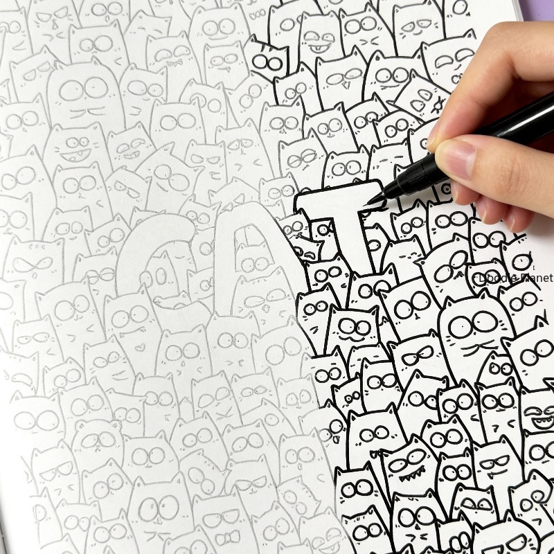 كتاب رسم خطي للكبار لتخفيف الت - مراجعة Adult Coloring Book Stress Relief وسعره