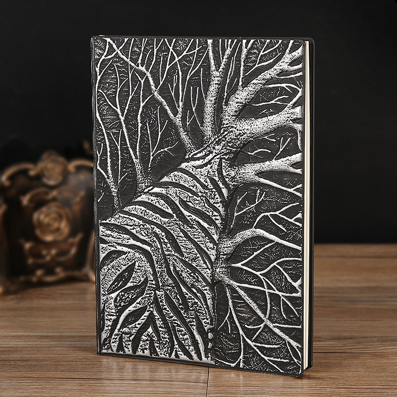 دفتر ملاحظات كبير بتصميم شجرة  - مراجعة Vintage Leather Journal Notebook وسعره