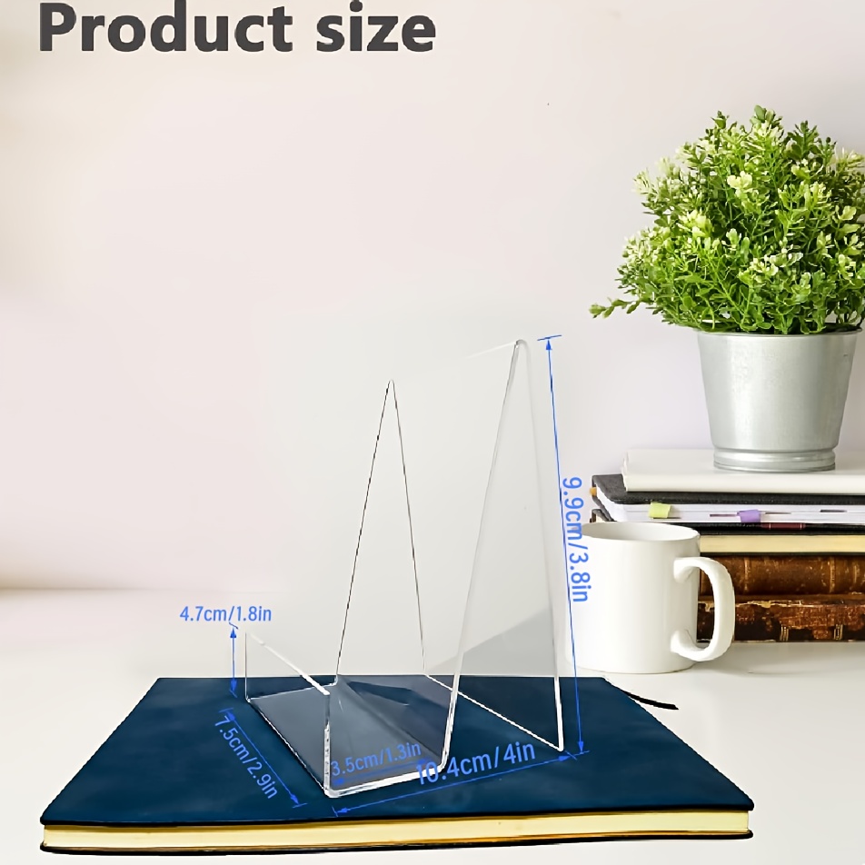 11 قطعة من حوامل عرض الكتب الم - مراجعة Clear Acrylic Book Stand Holder وسعره