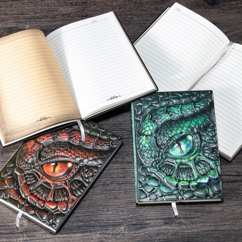 دفتر ملاحظات A5 بتصميم ثلاثي ا - مراجعة Vintage Leather Journal Notebook وسعره
