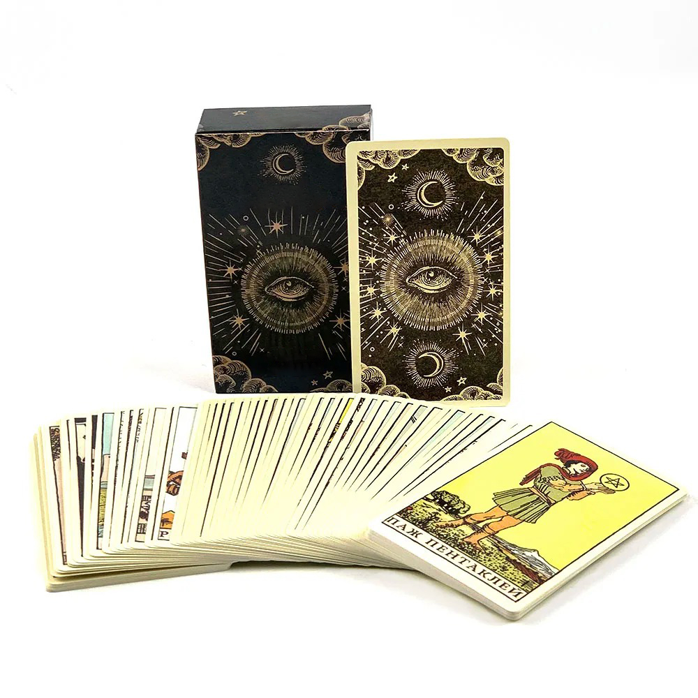 بطاقات التاروت الإصدار الروسي، - مراجعة Tarot Deck With Guidebook وسعره