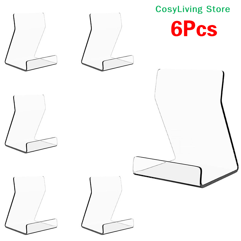 1/2/6 قطع من حامل العرض الأكري - مراجعة Clear Acrylic Book Stand Holder وسعره