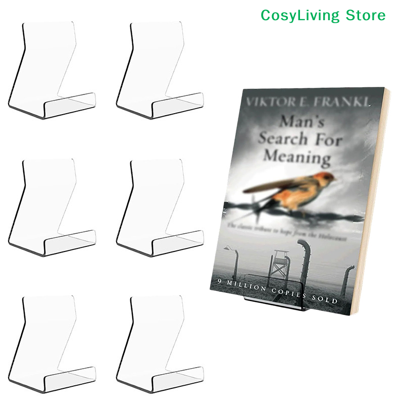 1/2/6 قطع من حامل العرض الأكري - مراجعة Clear Acrylic Book Stand Holder وسعره